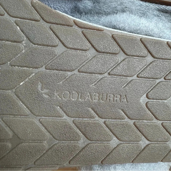 Koolaburra by UGG Milo Suede Leather Faux Fur House Shoes Slippers Size 8 - Picture 10 of 16